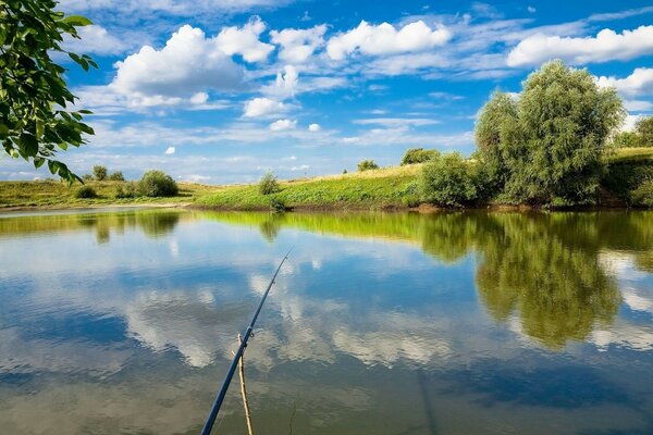 A remarkable view of nature and its reflection