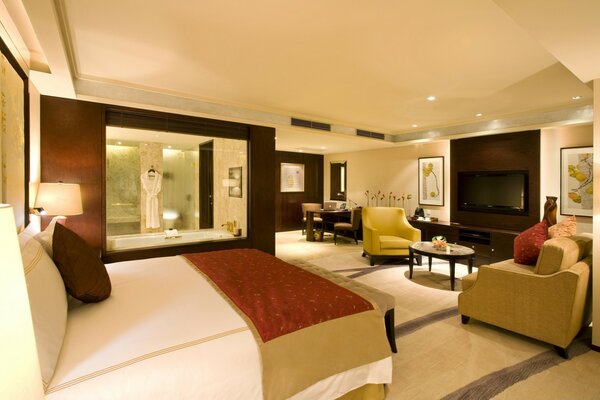 Hotel room. Beautiful design