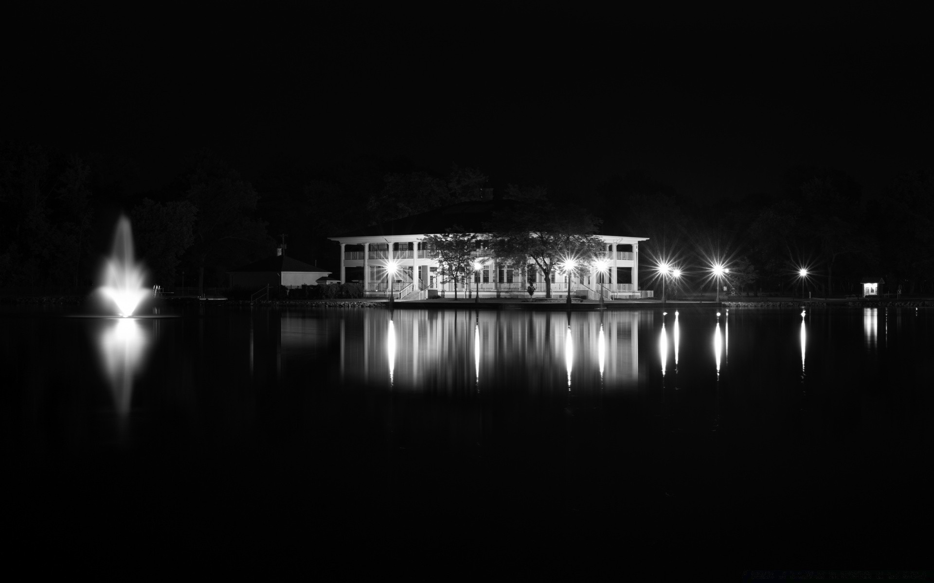 black and white reflection monochrome water sunset light architecture dark city dawn lake bridge river sky travel street