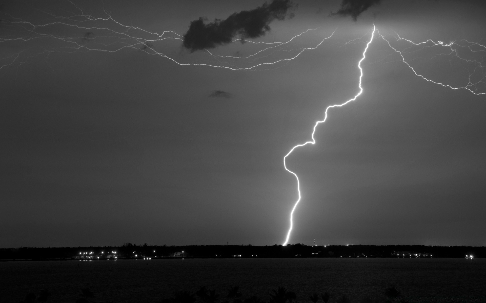 black and white lightning storm thunder thunderstorm rain thunderbolt sunset sky landscape beach flash weather calamity ocean water light sea strike nature dramatic