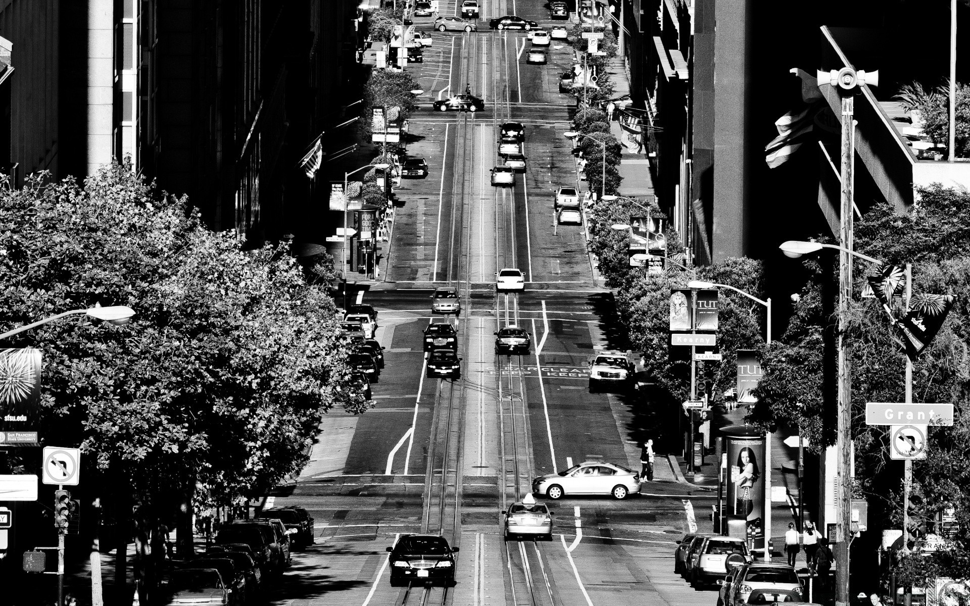 preto e branco rua sistema de transporte monocromático carro grupo muitos cidade estrada