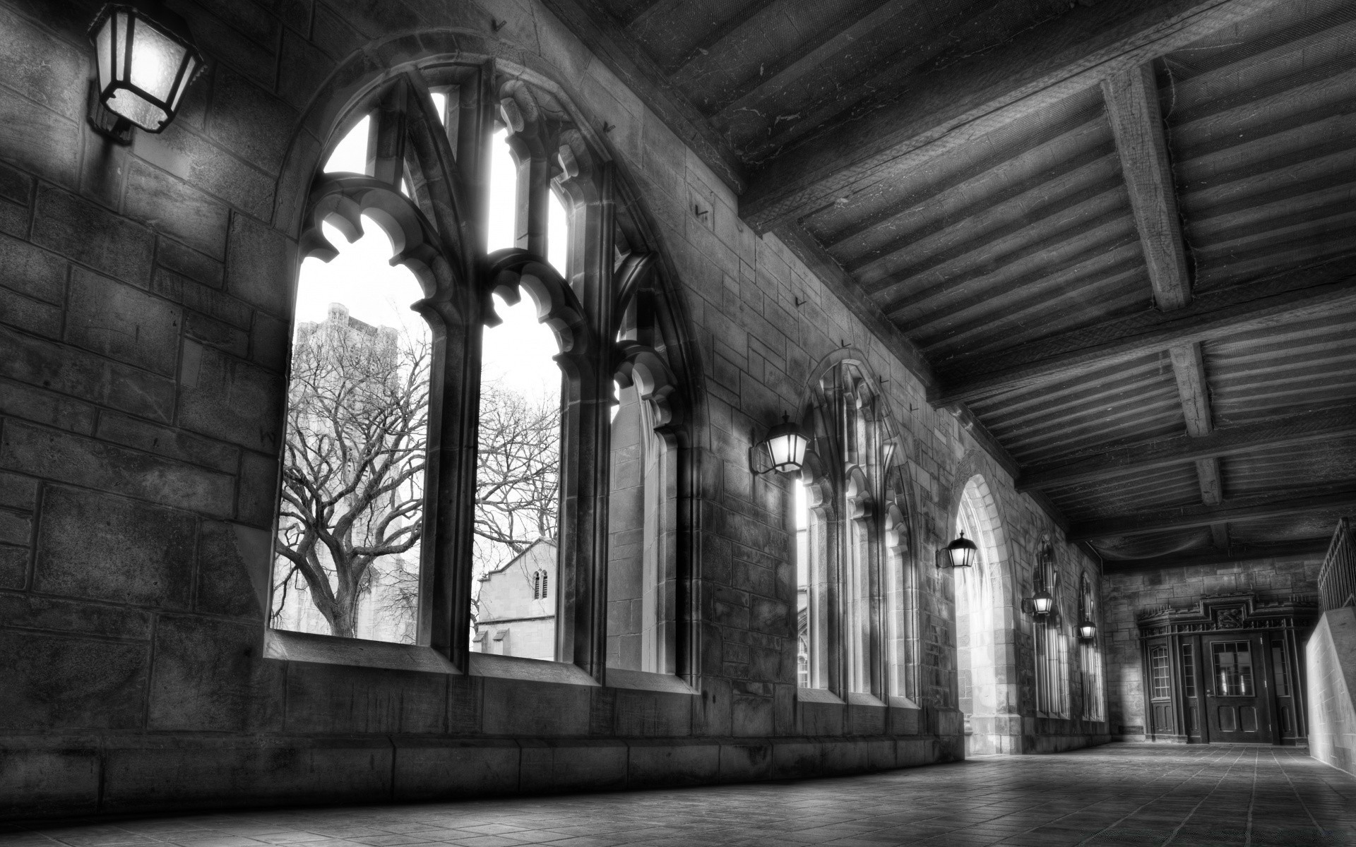 noir et blanc architecture monochrome vieux maison rue abandonné lumière voyage ville fenêtre église intérieur vintage ombre haut-parleurs arche sombre soutien