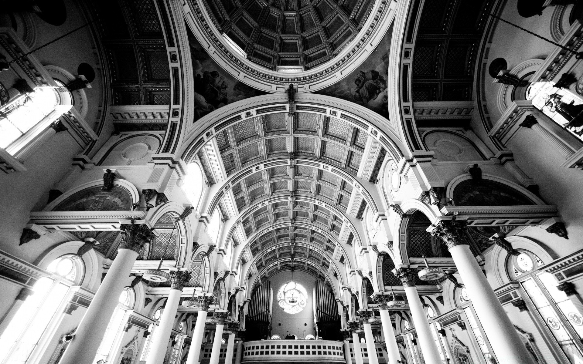 noir et blanc architecture intérieur monochrome voyage commerce