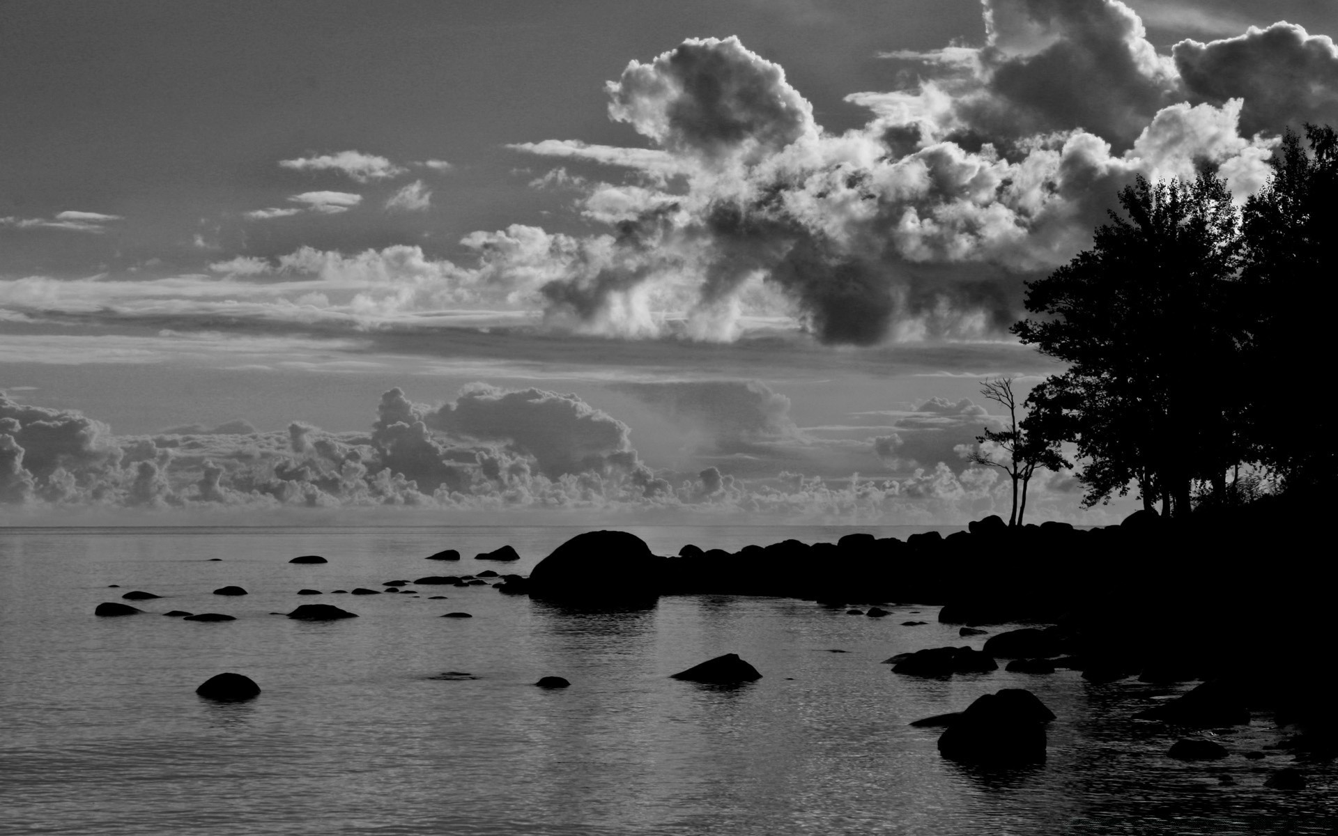 black and white water beach sea monochrome landscape ocean sunset seashore reflection seascape silhouette sky lake sun cloud dawn nature evening