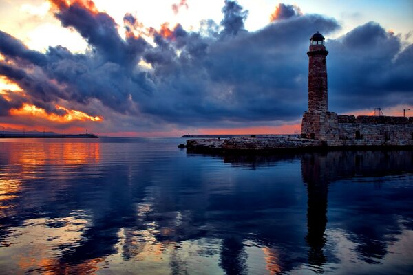 E di recente ho visto un affascinante tramonto sulla torre