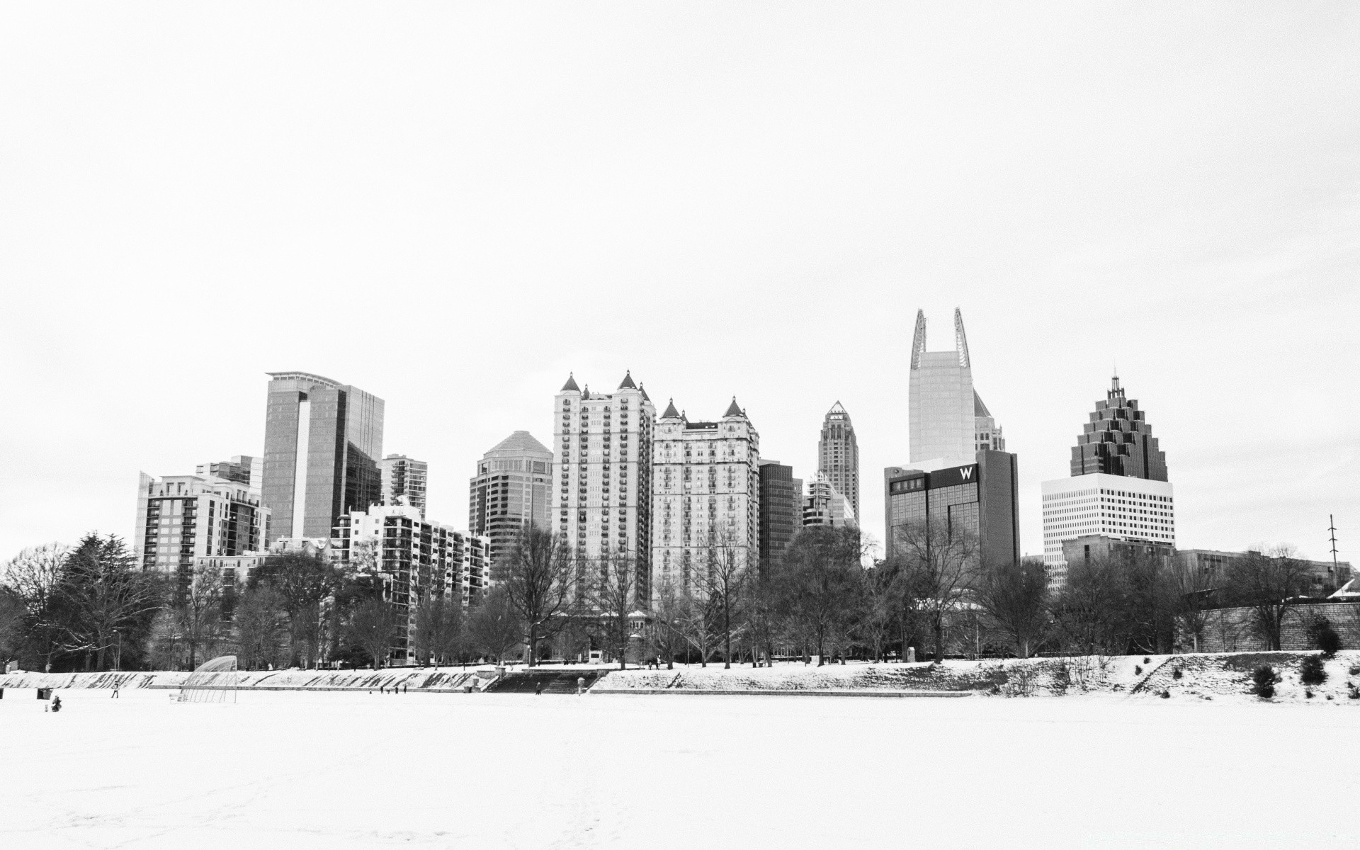 blanco y negro arquitectura ciudad casa skyline rascacielos ciudad árbol oficina centro de la ciudad río viajes al aire libre invierno moderno torre urbano cielo ciudad calle