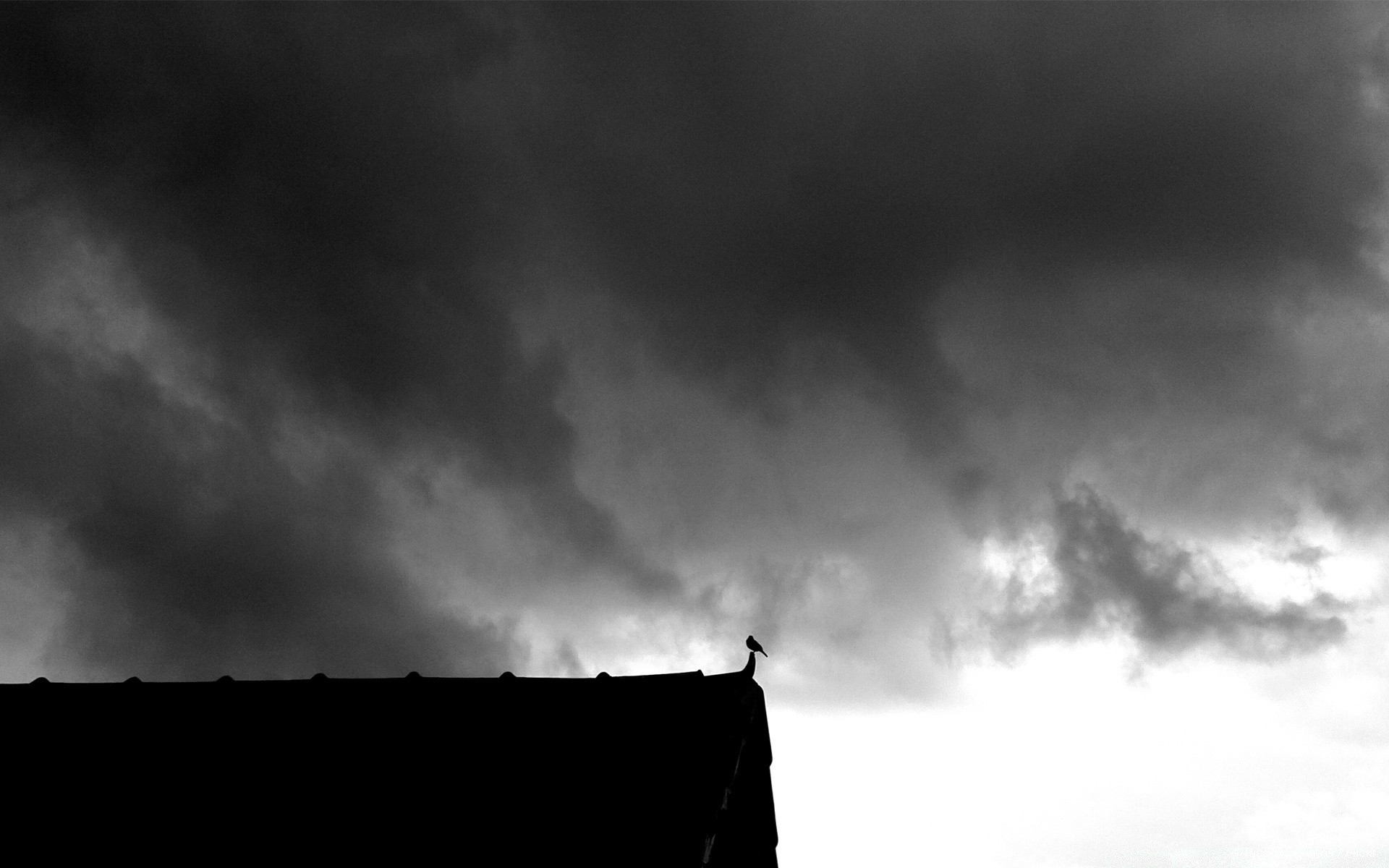 noir et blanc monochrome tempête ciel sombre paysage pluie dramatique coucher de soleil hiver nature moody météo silhouette lumière orage nuage brouillard contraste