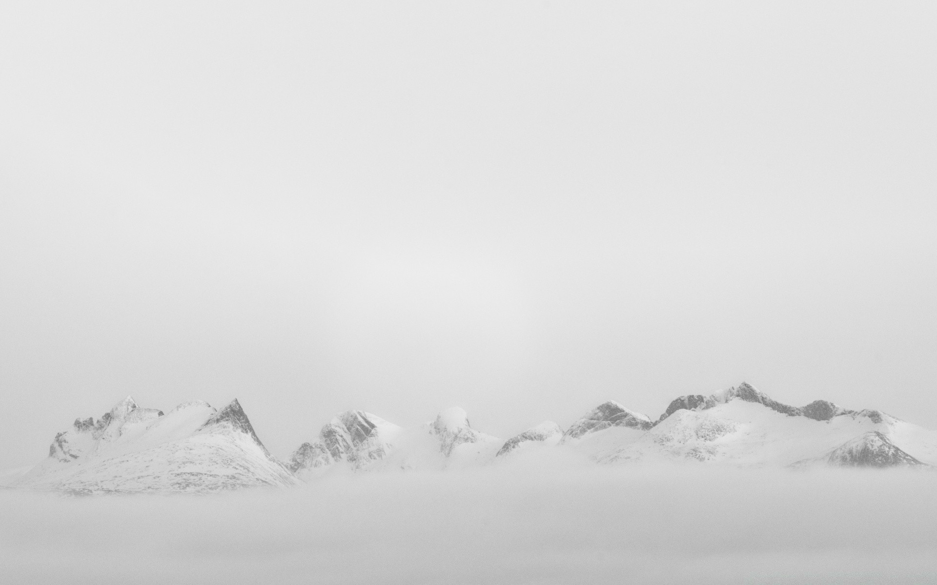 black and white winter snow fog landscape cold ice nature sky mist monochrome bird mountain outdoors frozen frost art