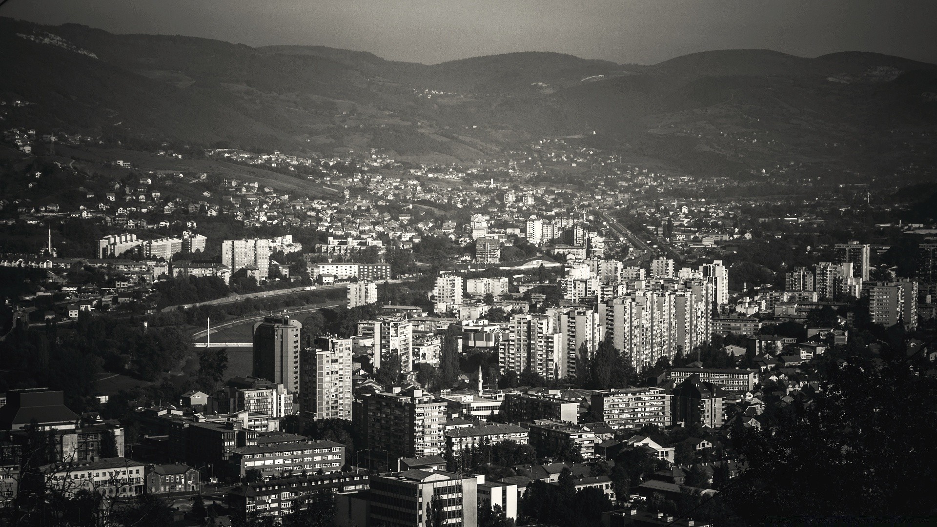 bianco e nero città città skyline architettura città grattacielo panoramico viaggi monocromatico casa casa orizzontale