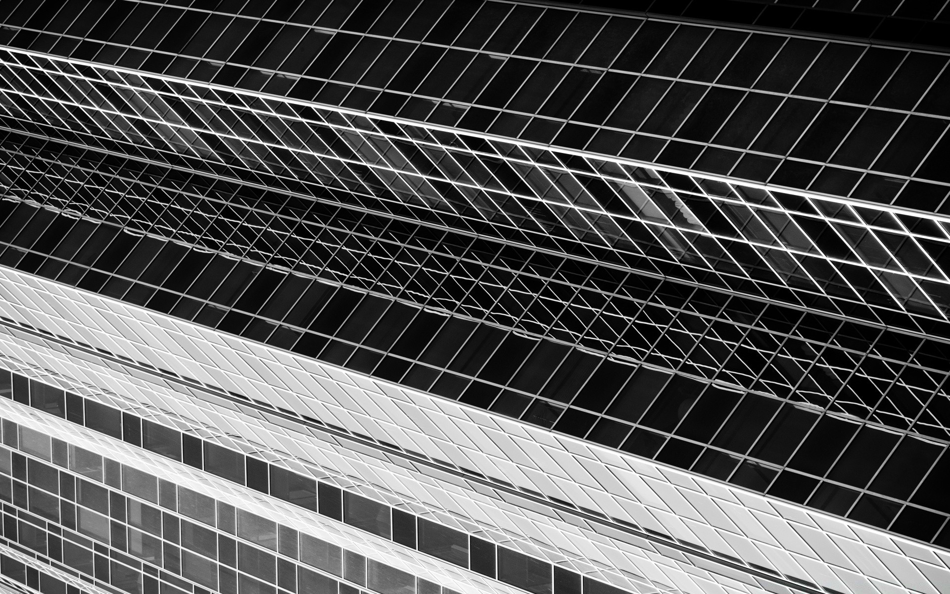 black and white architecture city perspective modern building window urban desktop reflection steel downtown glass skyscraper expression abstract line pattern futuristic office