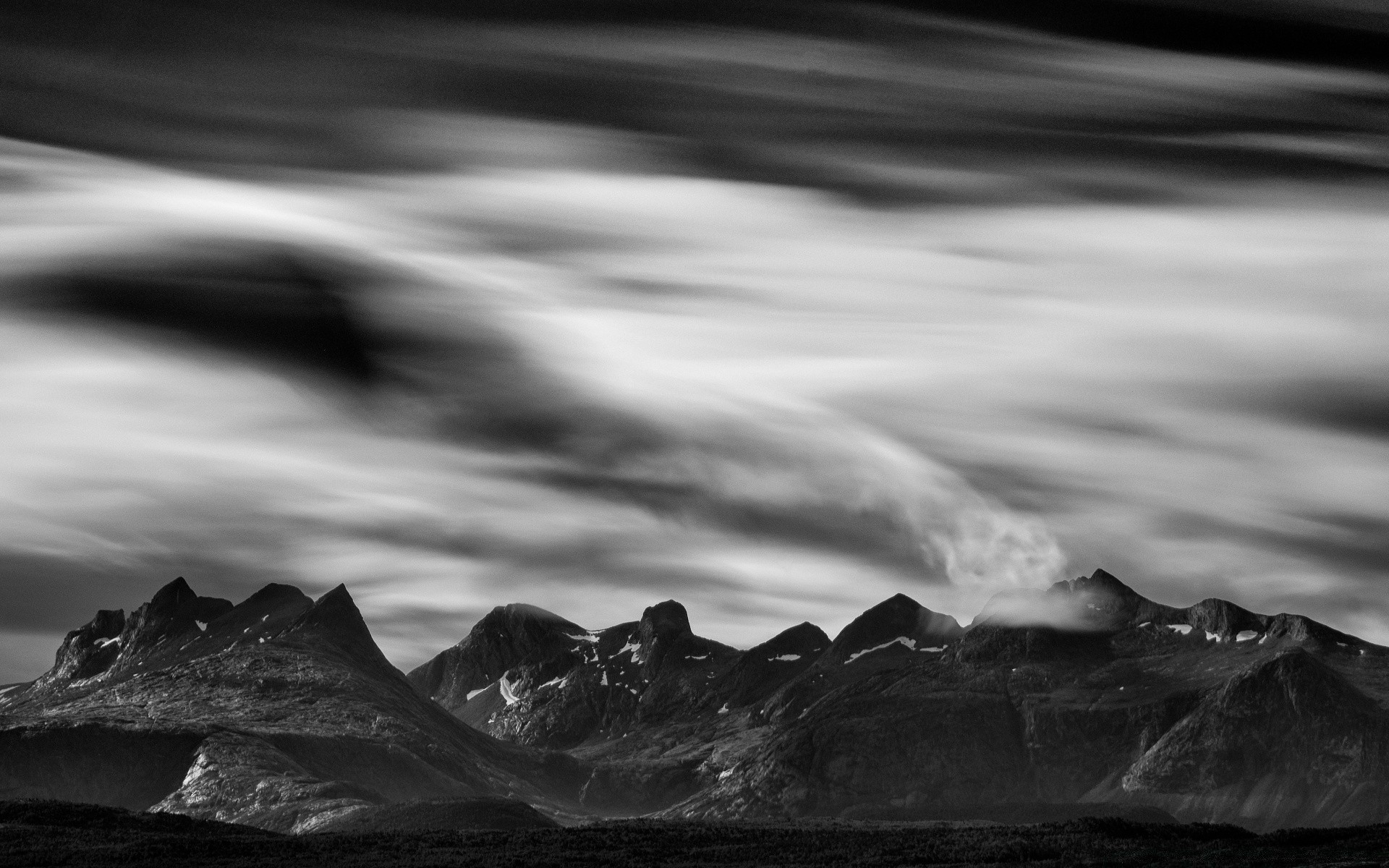 black and white monochrome landscape snow reflection sunset water winter beach dawn nature sea lake ocean ice mountain rock sky evening mono