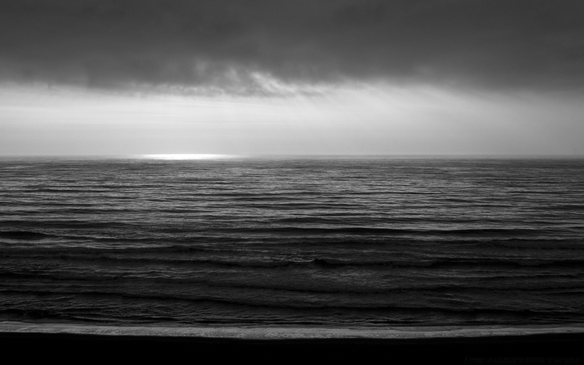 black and white water sea sunset beach ocean monochrome seascape storm dark nature landscape sky dawn sun