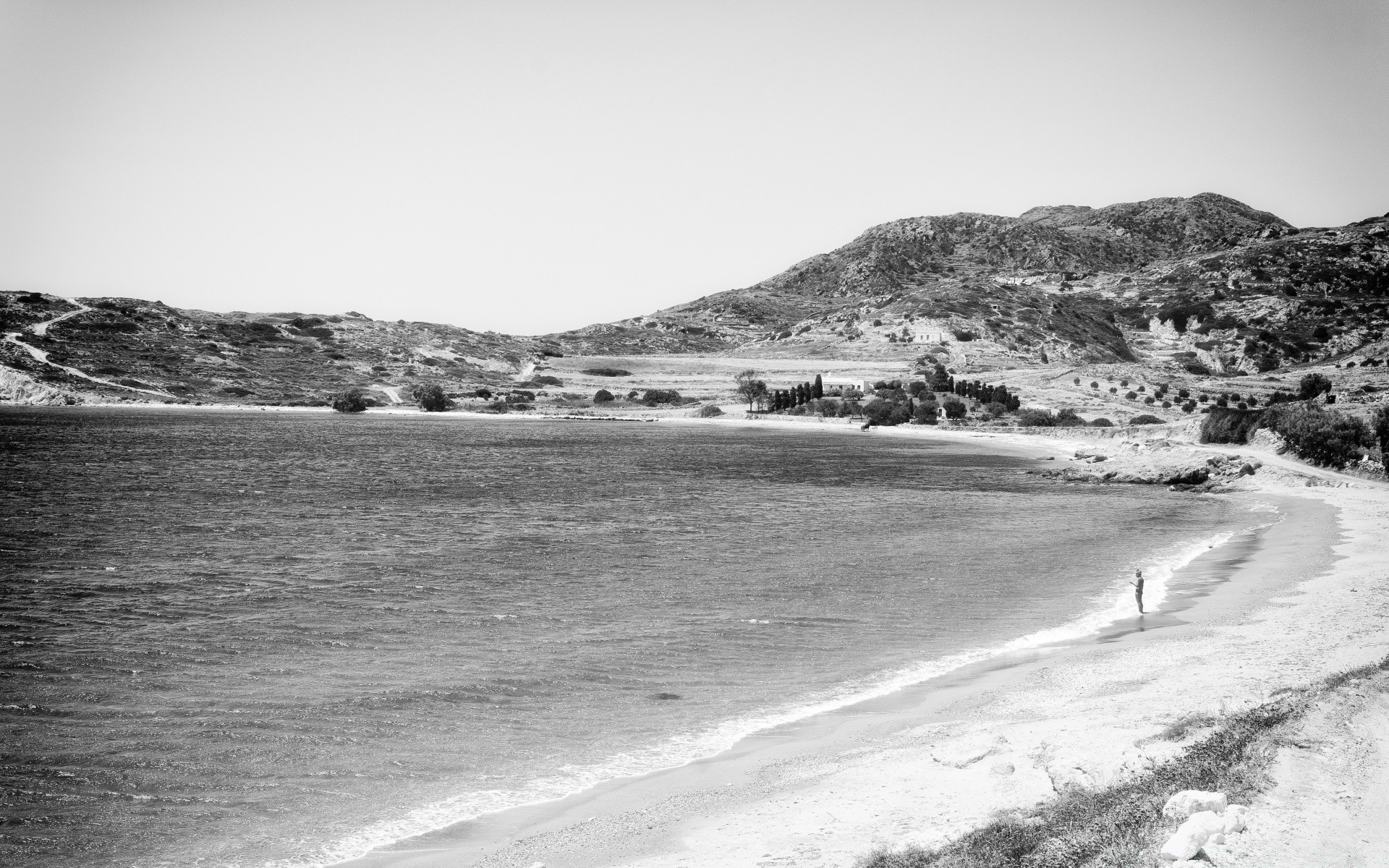 schwarz und weiß strand meer meer wasser ozean landschaft sand natur reisen himmel im freien winter