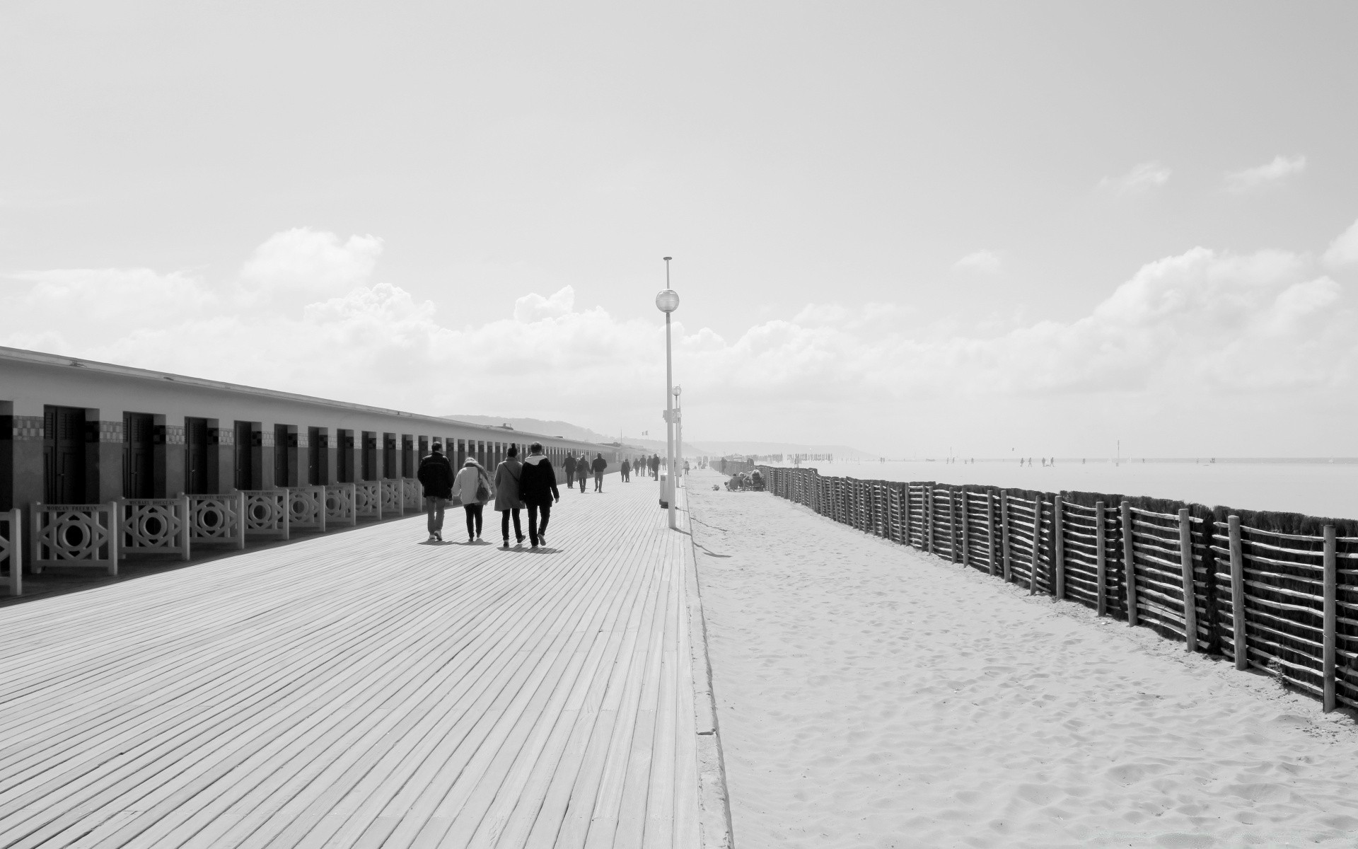 bianco e nero spiaggia mare mare inverno oceano acqua paesaggio sabbia neve natura