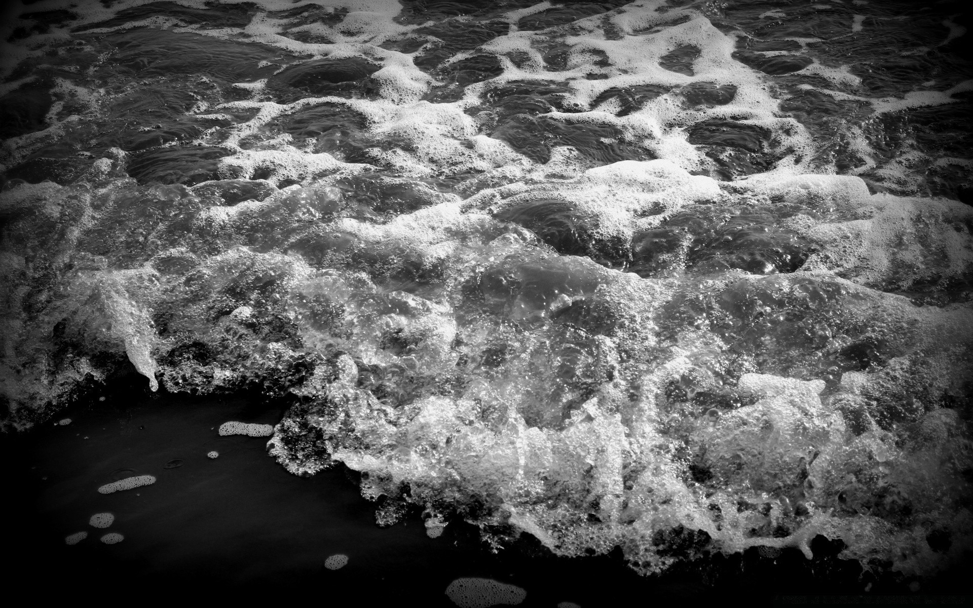 black and white water ocean sea nature seashore desktop outdoors rock