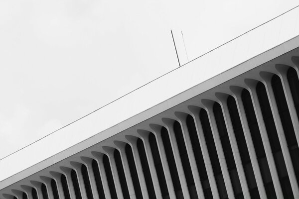 Noir et blanc dans l architecture moderne des maisons