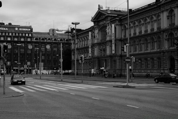 A photo of the street of the old city. Architecture of the city