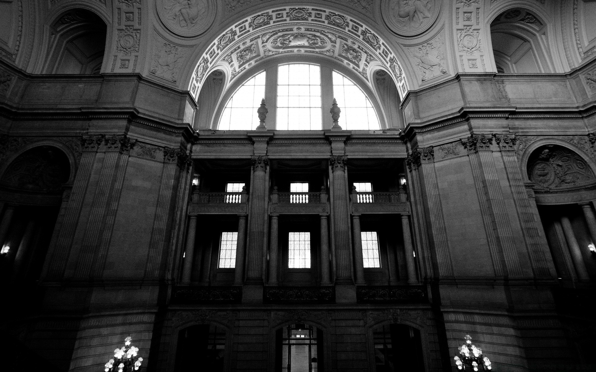 black and white architecture window building travel column art old church arch light city indoors monument