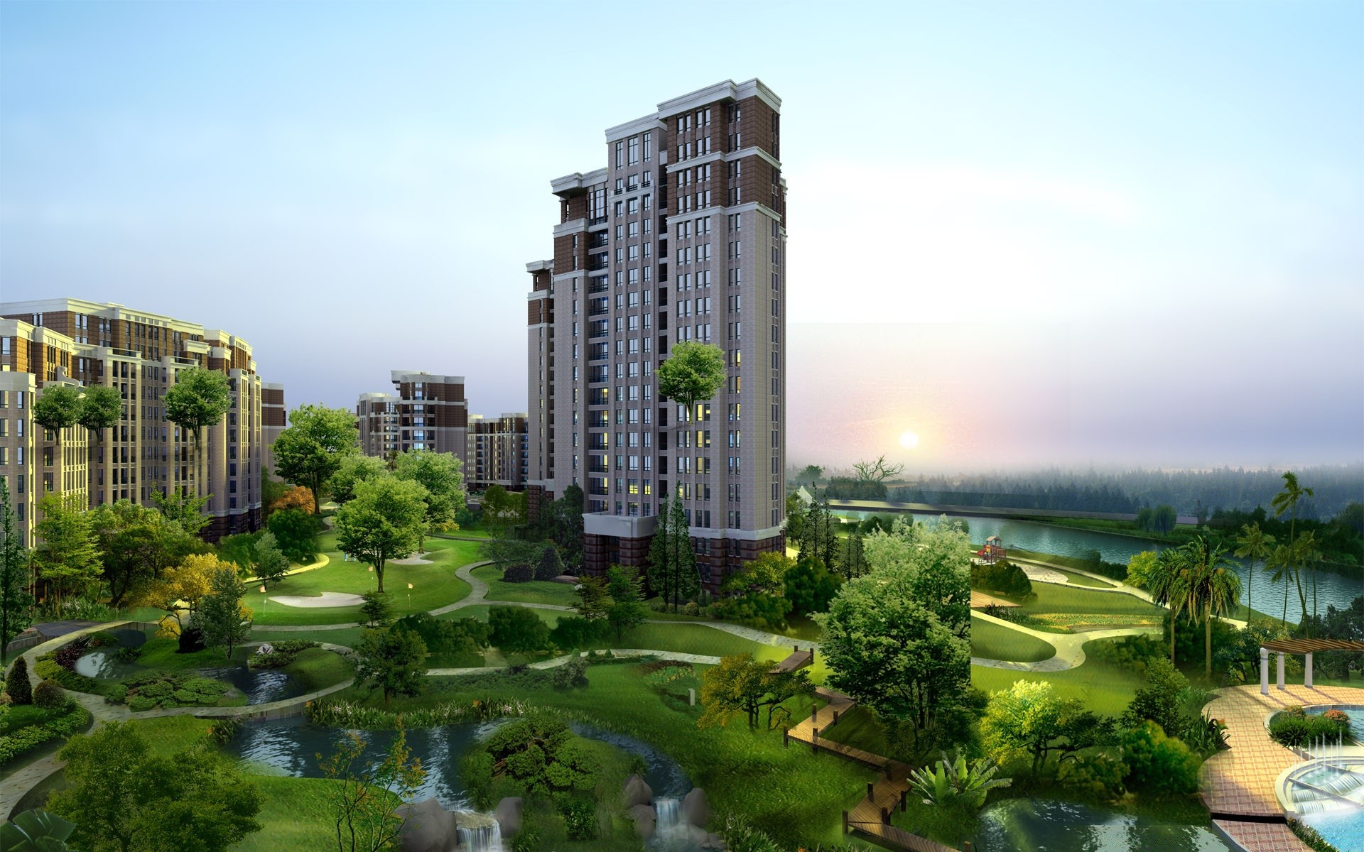casa e interni architettura viaggi all aperto città cielo casa albero acqua estate casa moderno luce del giorno urbano hotel natura