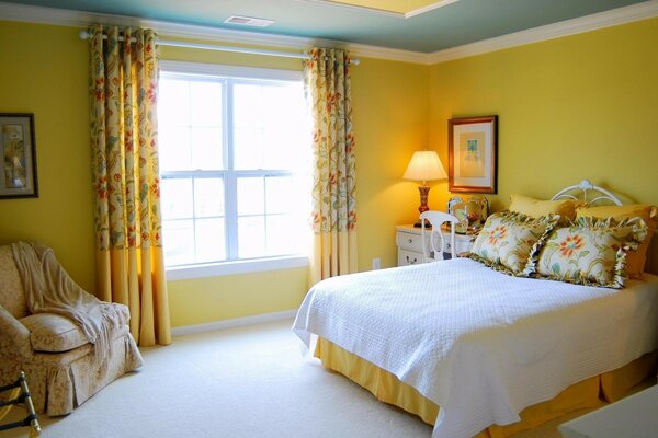 Photo of a bedroom for home interior