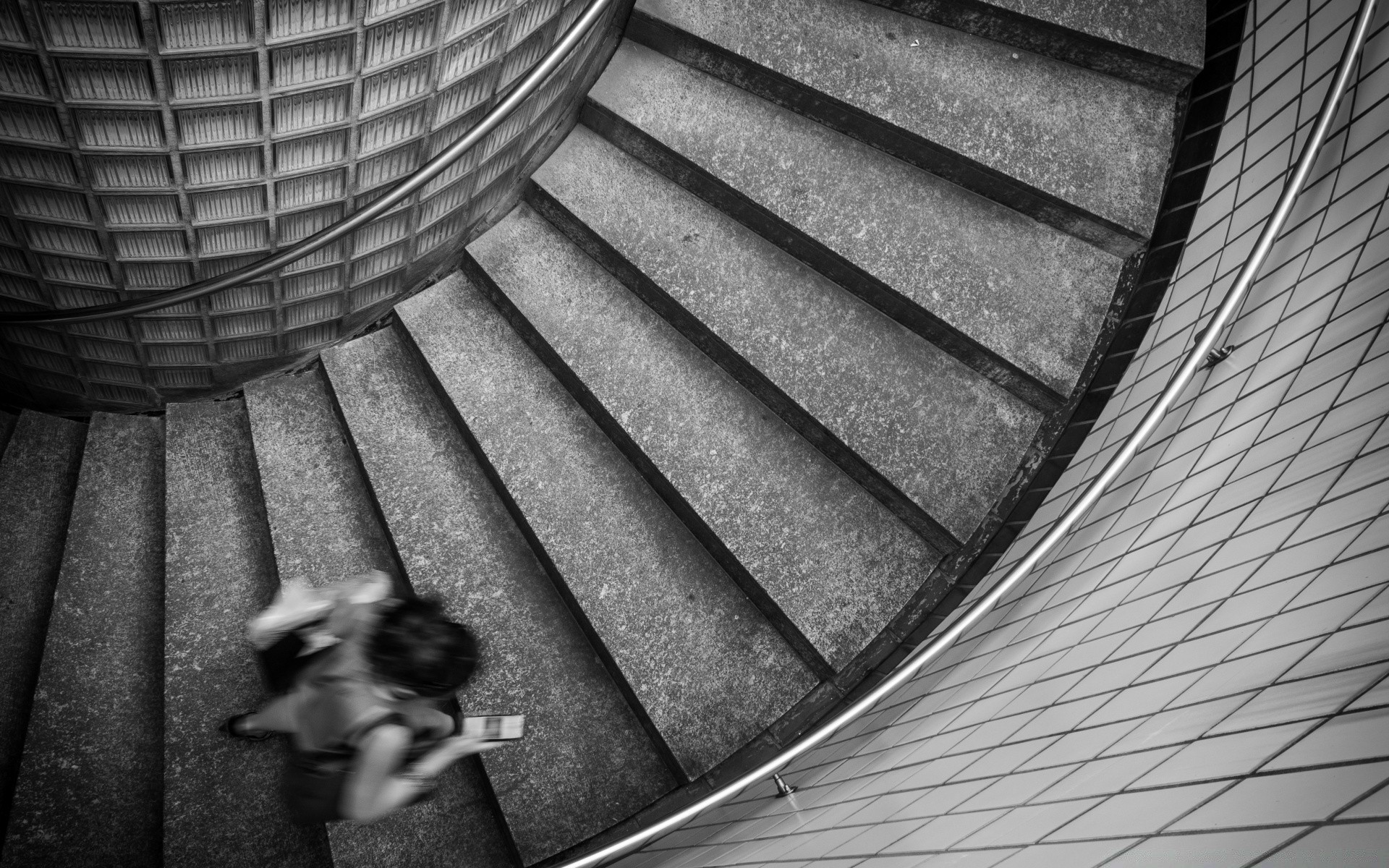 schwarz und weiß schritt monochrom architektur schatten wände drinnen jahrgang