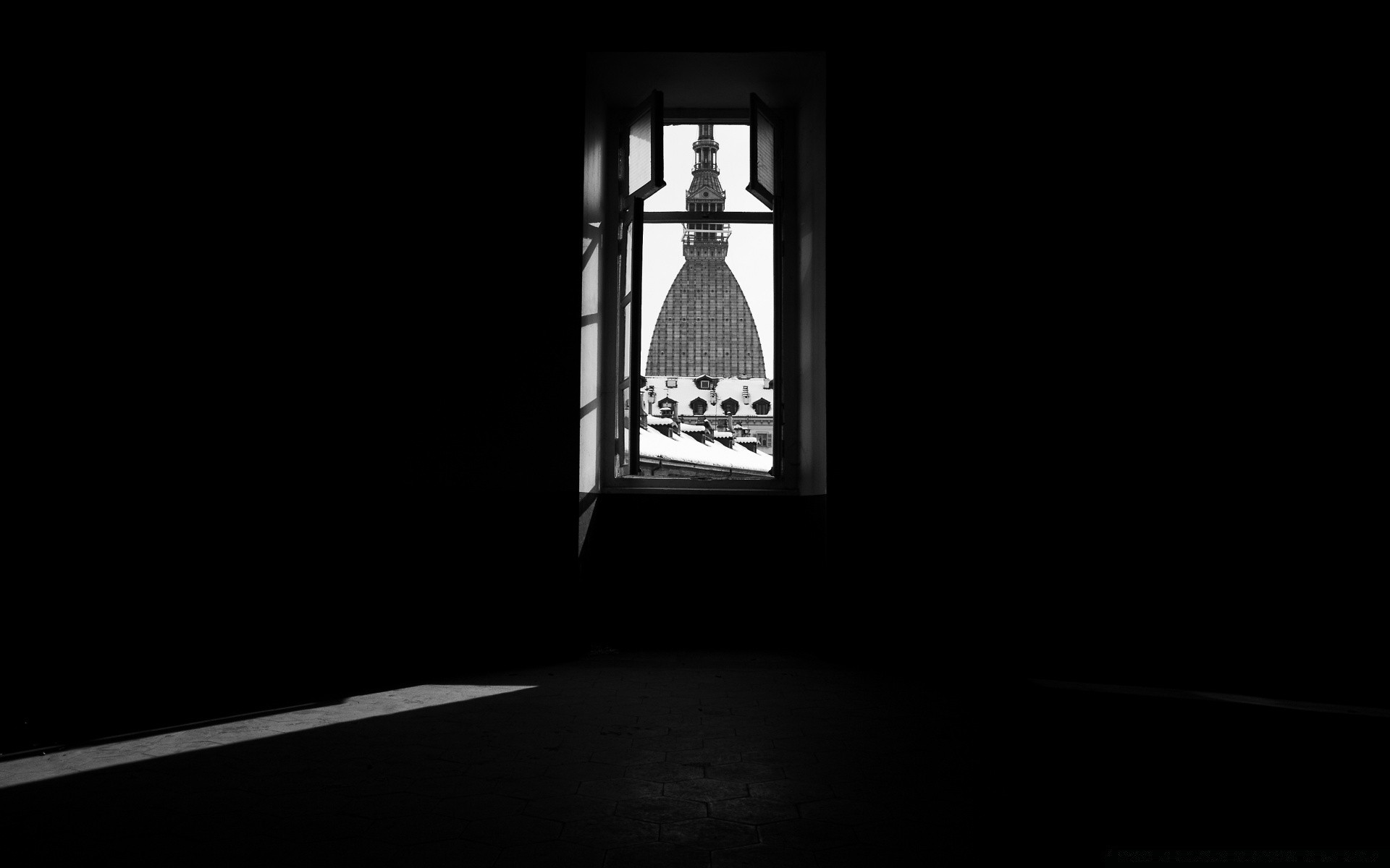 schwarz und weiß licht architektur dunkel schatten fenster wände silhouette alt monochrom tür haus