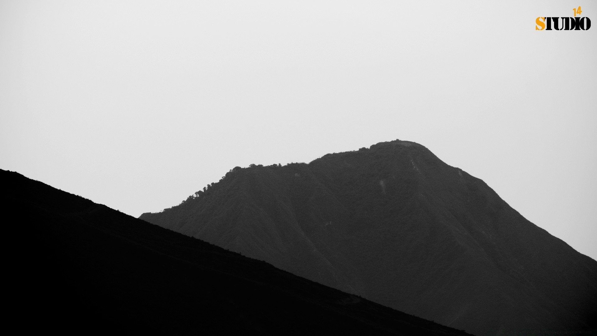 black and white landscape mountain fog sky sunset travel outdoors daylight light moon silhouette backlit dawn volcano desert