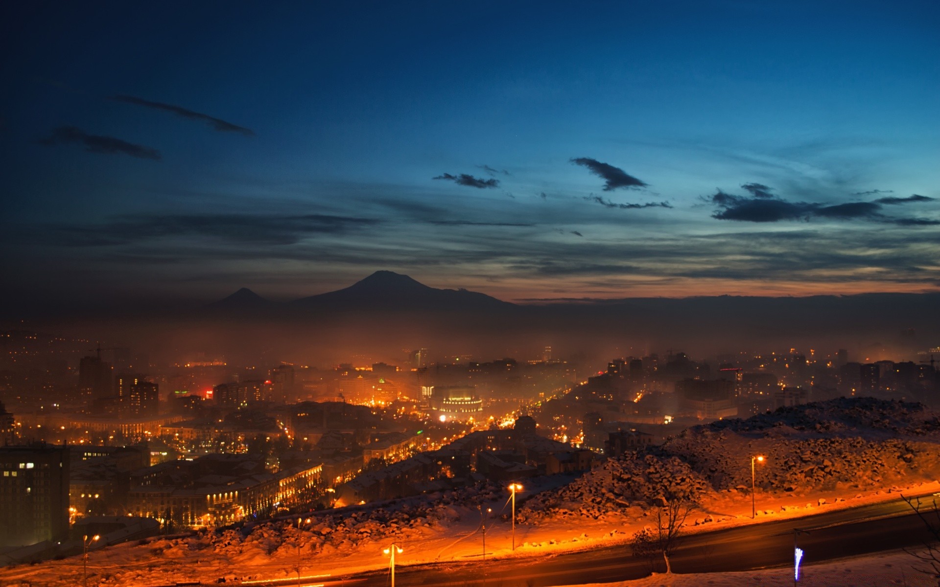 other city sunset dusk dawn evening travel sky water sun outdoors light nature landscape dark