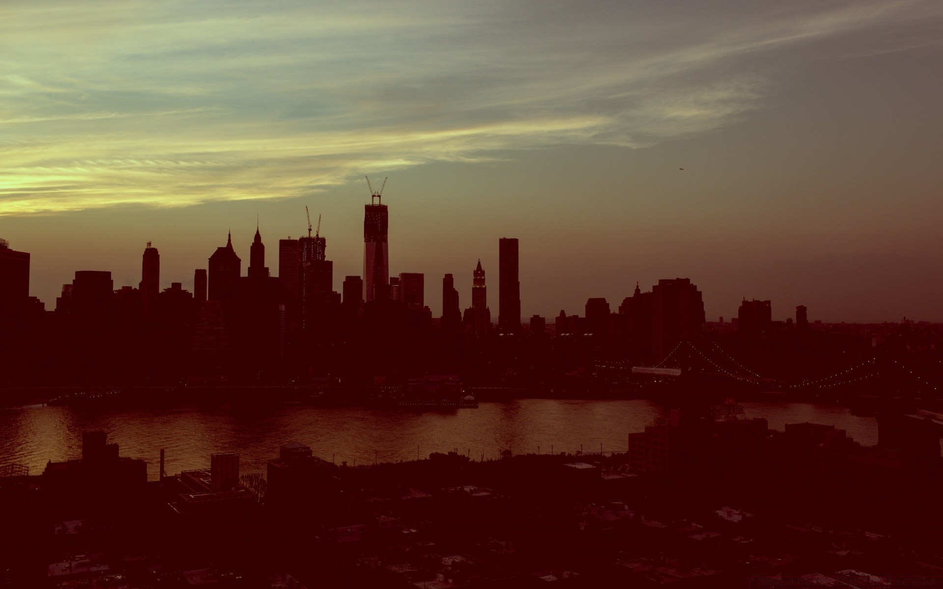 other city sunset dawn evening backlit silhouette dusk city water skyline sky architecture outdoors travel