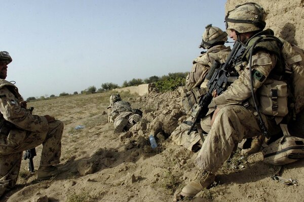 Forças especiais do exército em férias Foto