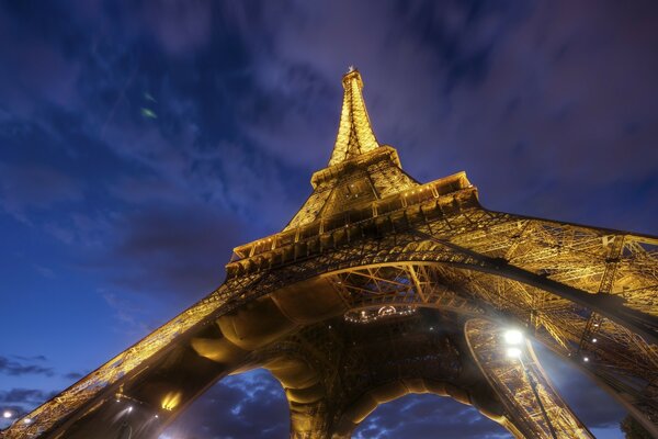 Journeys. The Eiffel Tower rests against the sky