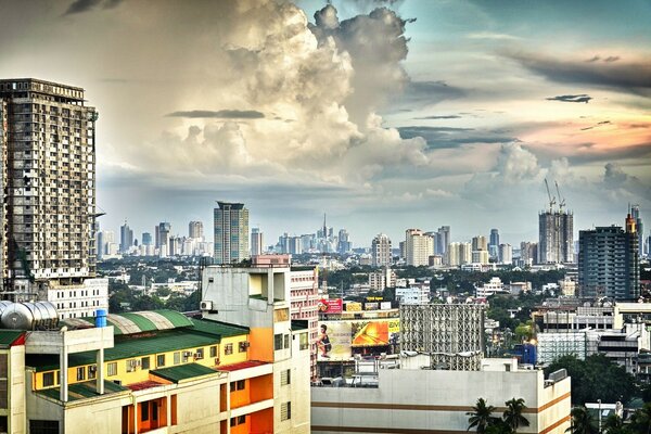 Cidade fabulosa com arquitetura elegante