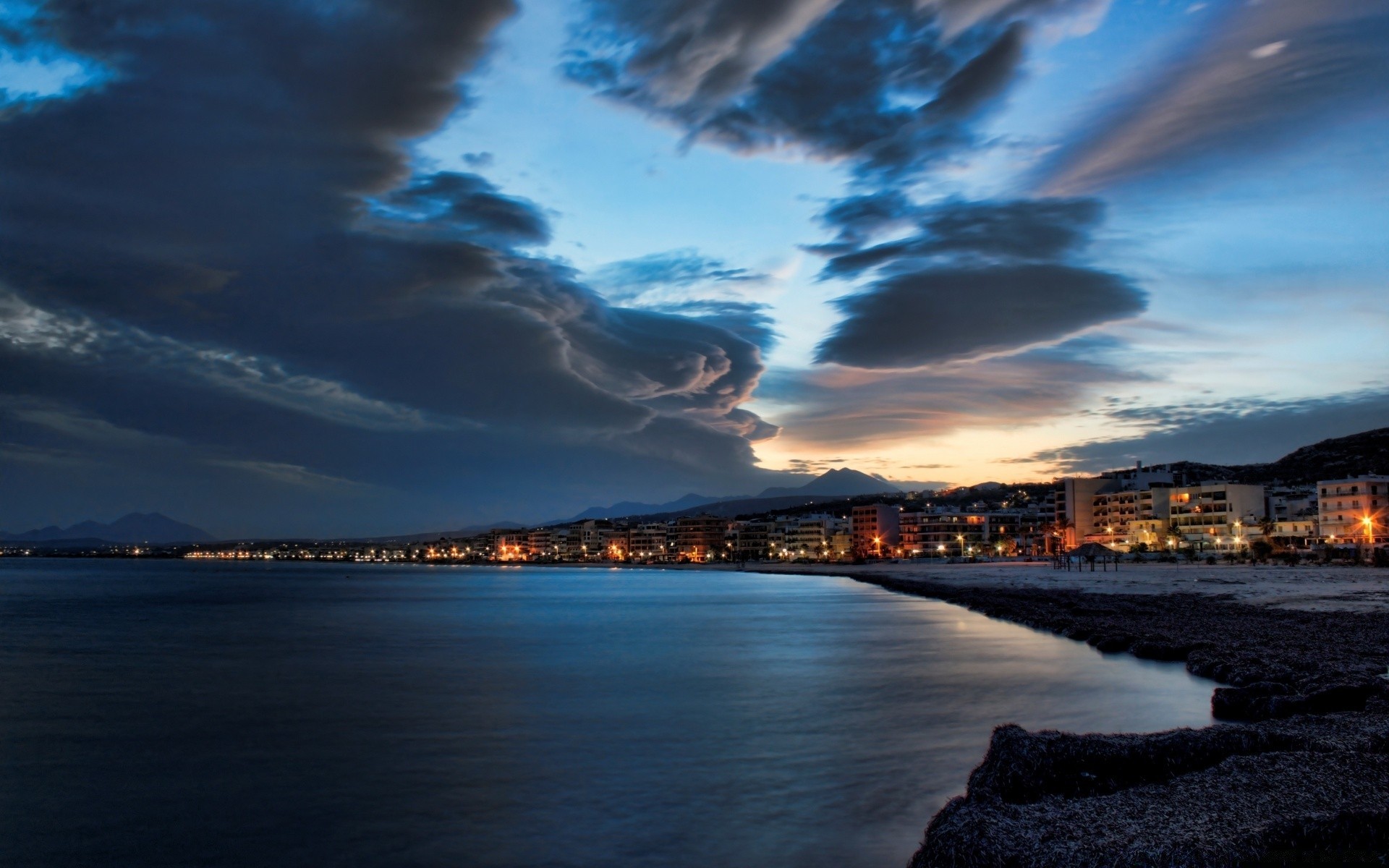 andere städte wasser sonnenuntergang reisen dämmerung abend himmel meer strand meer ozean dämmerung stadt landschaft im freien