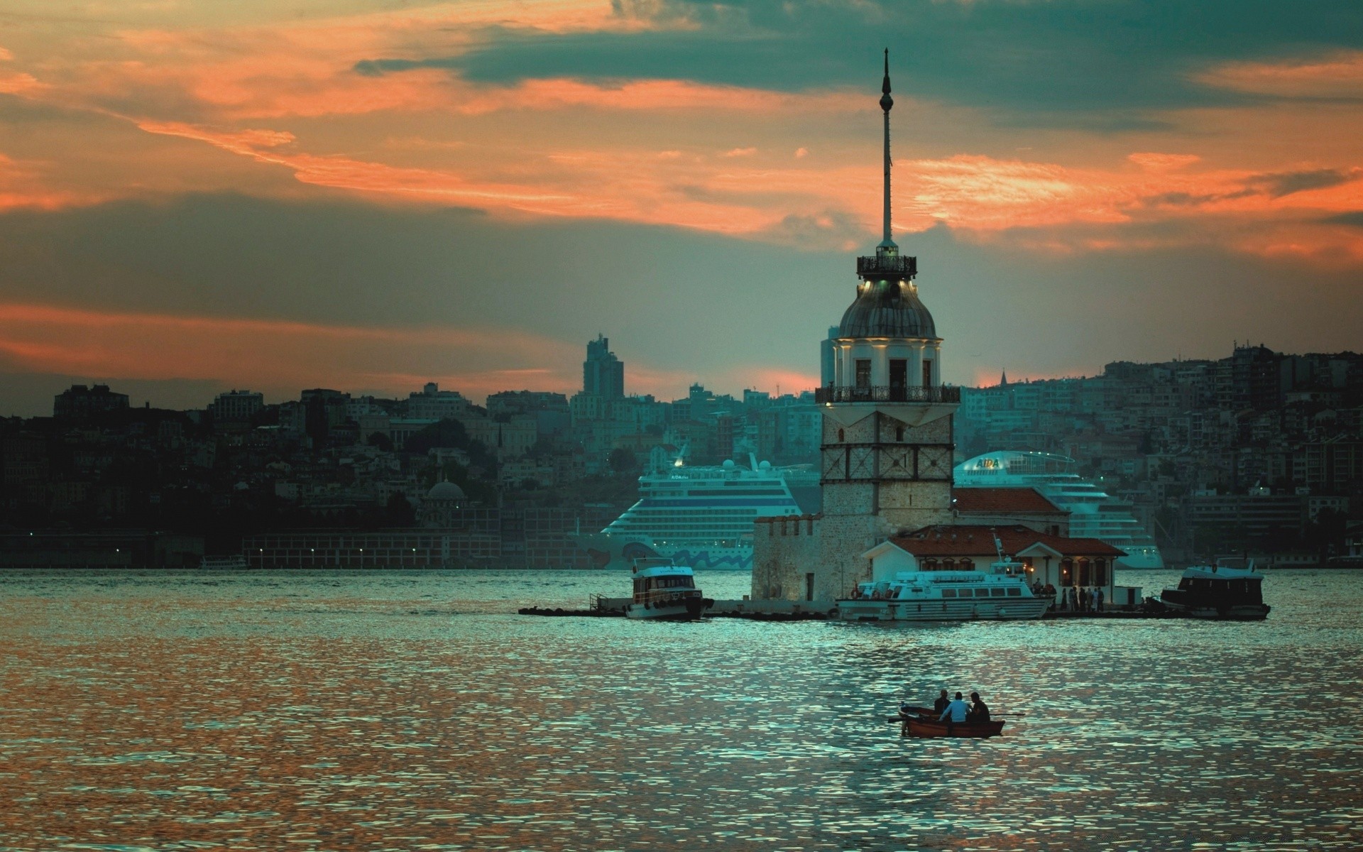 страны архитектура природа небо облака Стамбул загрузить