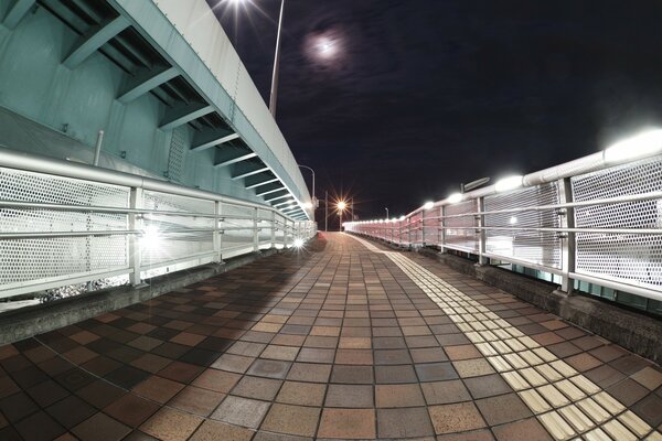 Estación nocturna de alguna ciudad