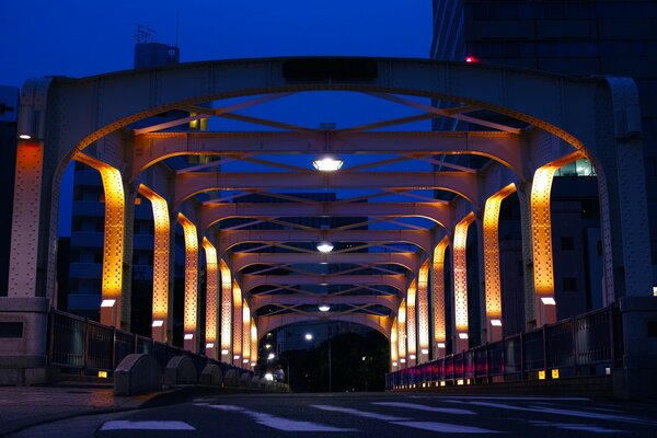 Gran puente nocturno