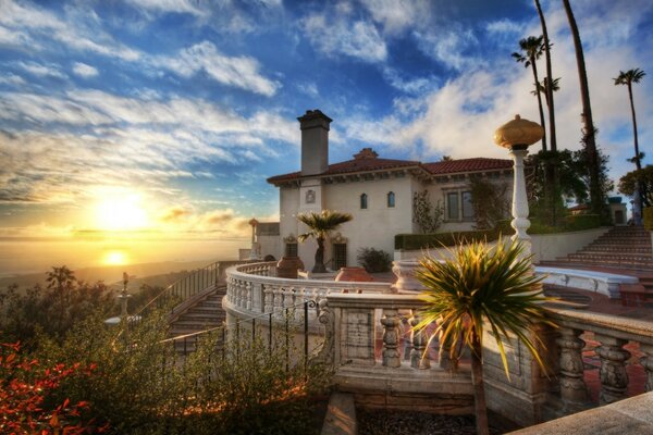 House on the shore of the Cote d Azur