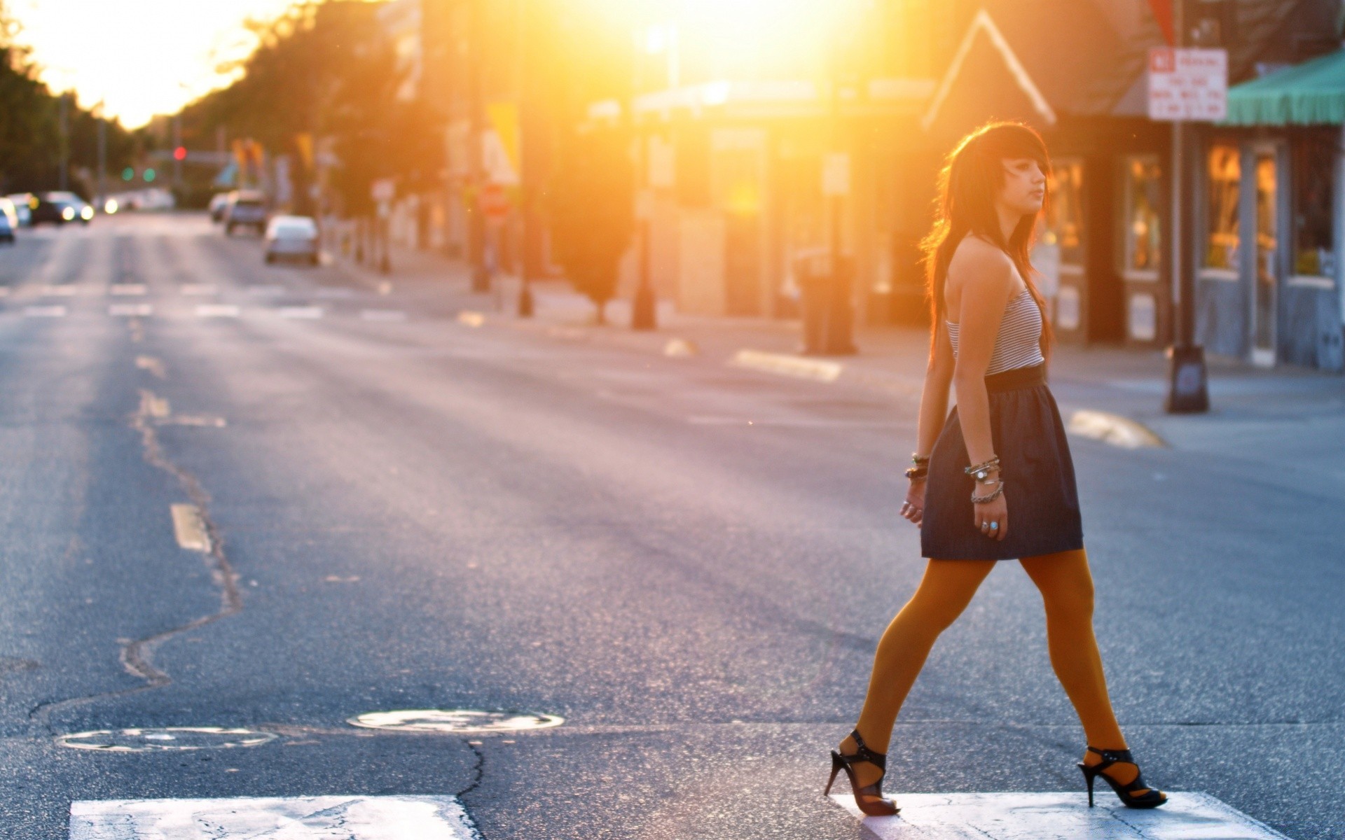 other city road street woman blur adult travel outdoors city one pavement asphalt