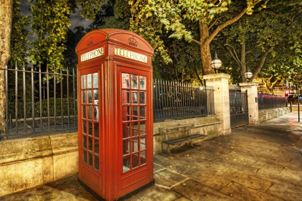 The famous Red telephone booth