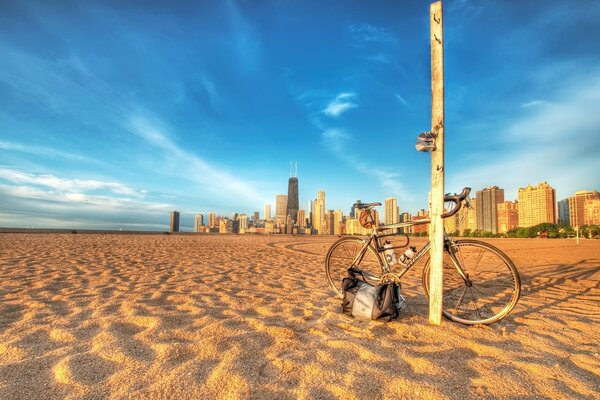 Photo sur le sable à l extérieur