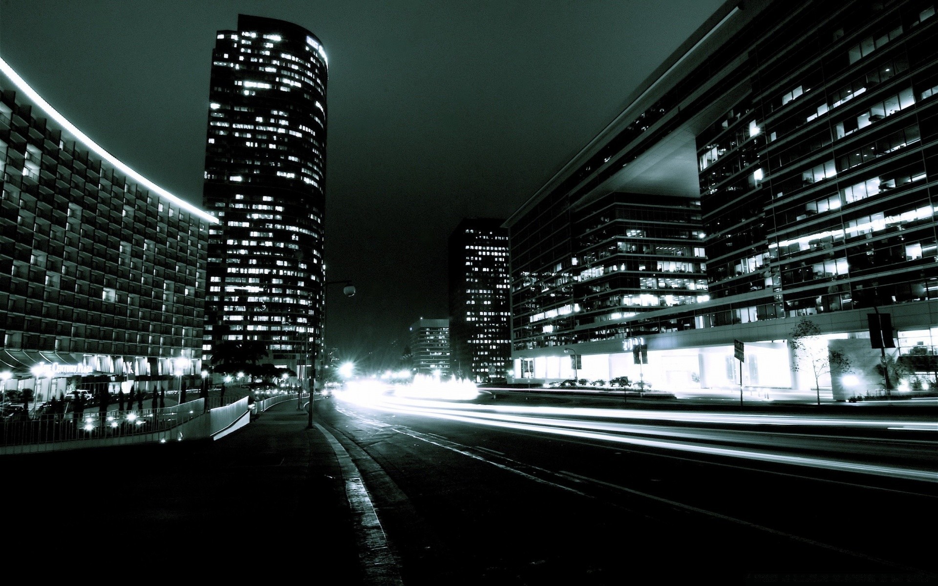 andere städte stadt stadt innenstadt unschärfe straße schnell haus architektur wolkenkratzer monochrom modern licht transportsystem tunnel straße verkehr verkehr brücke auto