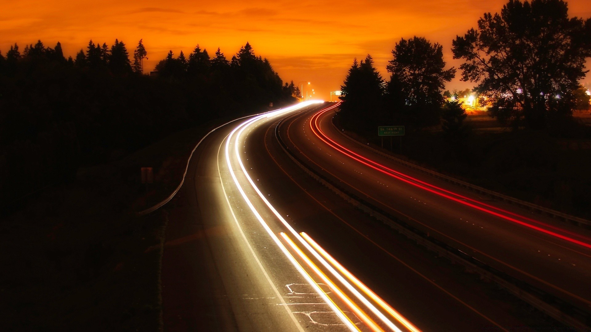 otras ciudades carretera carretera rápido sistema de transporte prisa desenfoque cuerda tráfico asfalto largo coche calle unidad guía tráfico noche