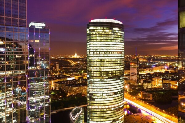 Vista desde la ventana de la ciudad más bonita