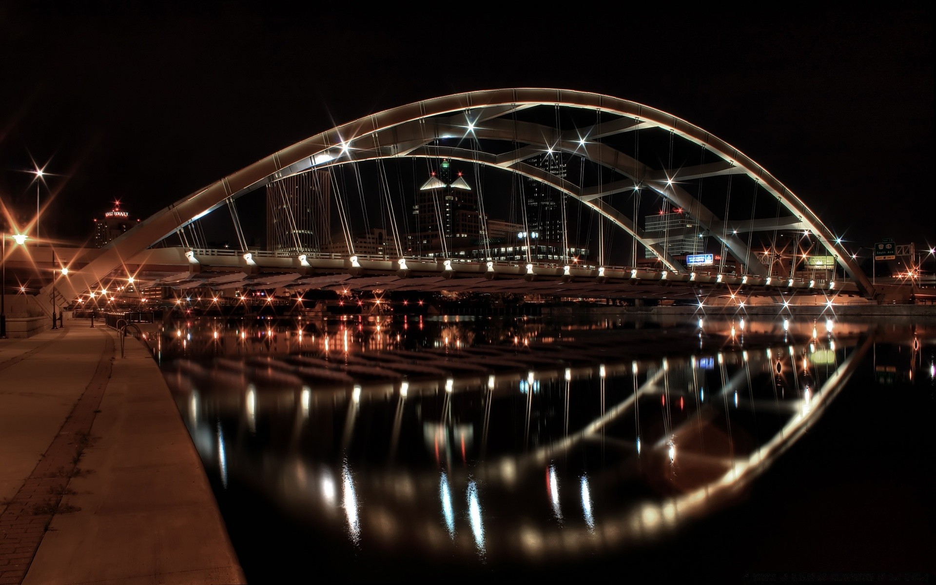 otras ciudades desenfoque puente noche tráfico ciudad viajes luz rápido iluminado oscuro arquitectura crepúsculo sistema de transporte prisa casa