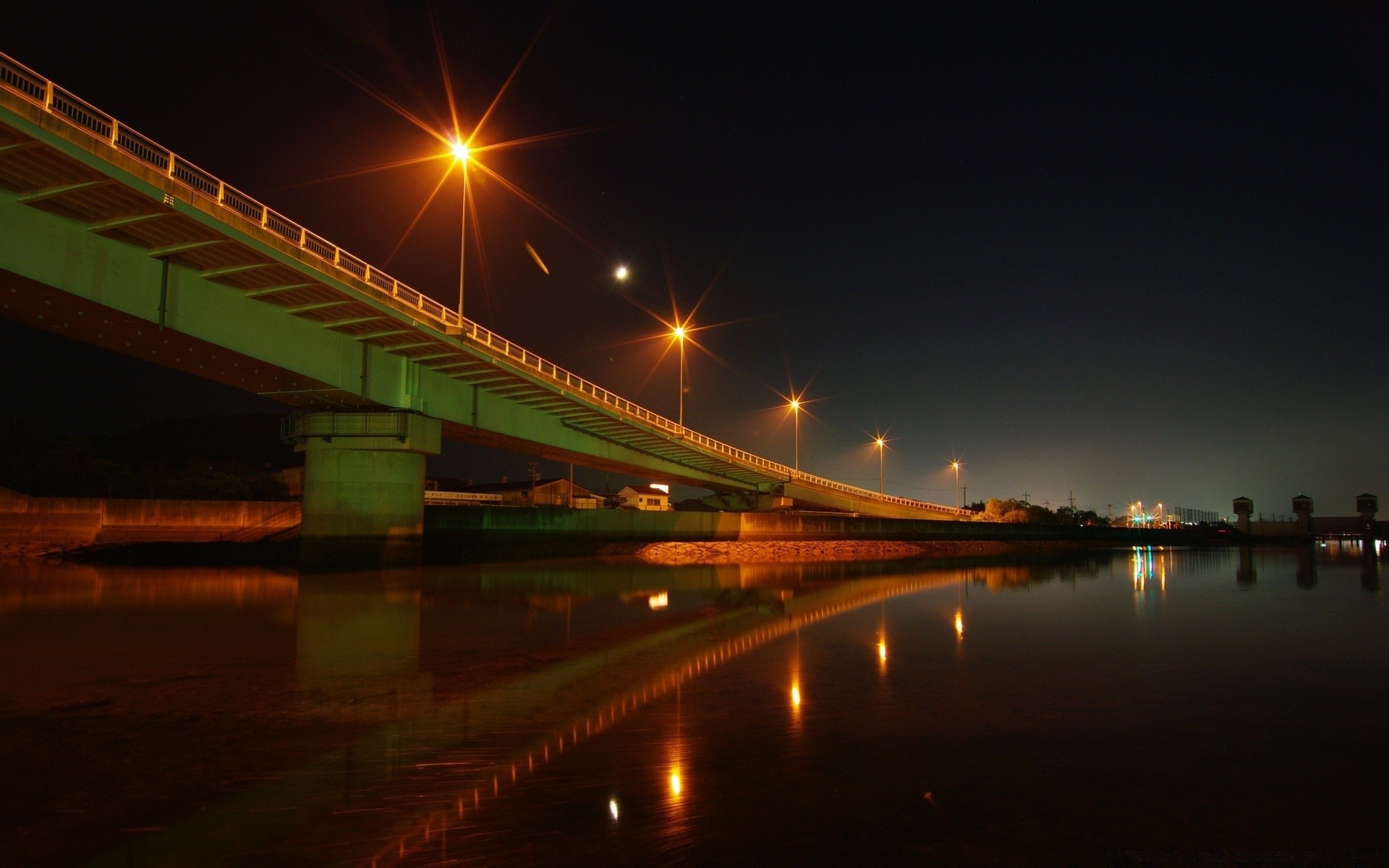 andere städte brücke verkehrssystem dämmerung reisen abend wasser straße verkehr fluss sonnenuntergang stadt himmel schnell architektur straße