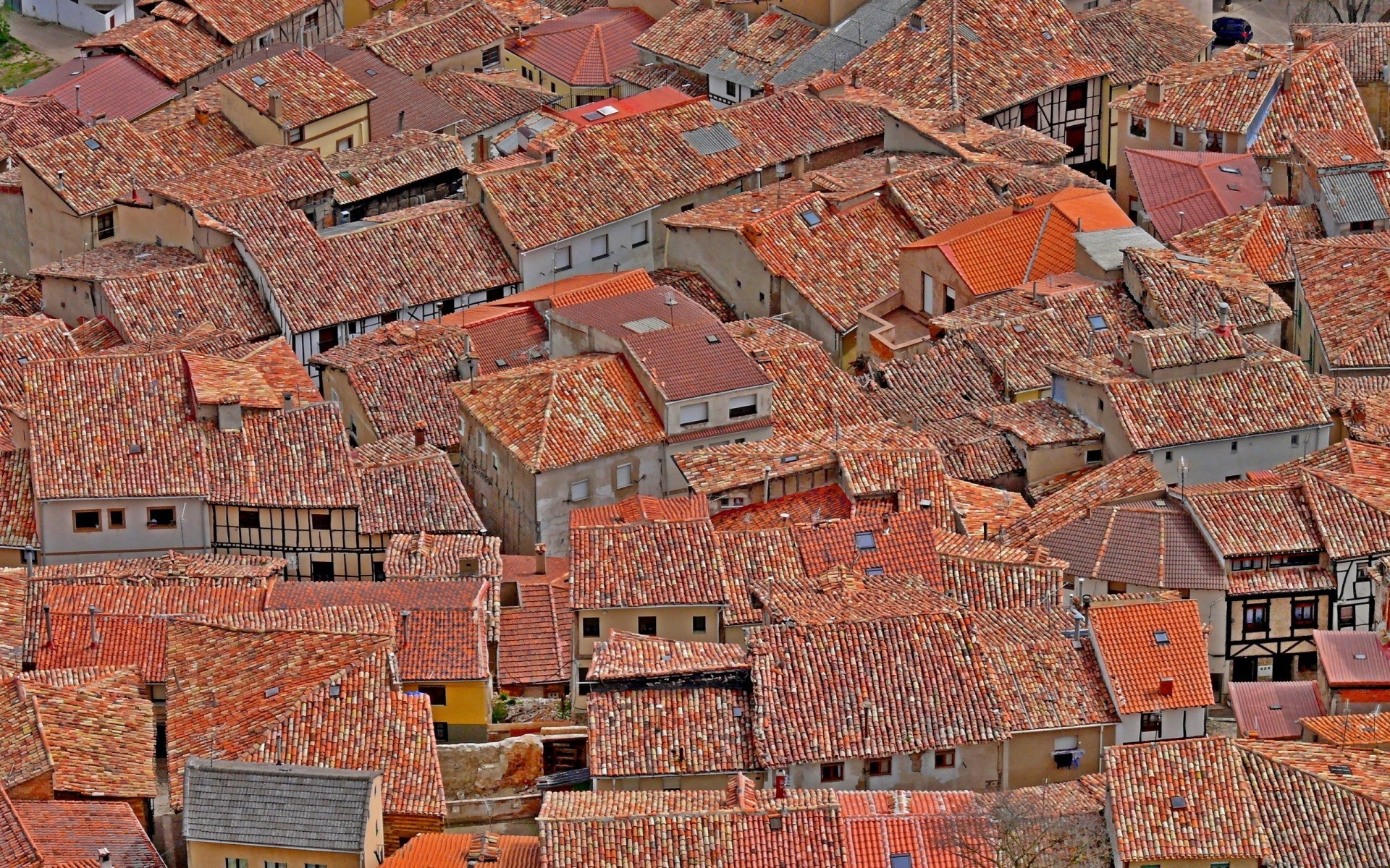 outras cidades arquitetura casa velho telhado casa padrão urbano cidade tijolo parede pedra viagem área de trabalho cidade expressão textura telha ao ar livre praça