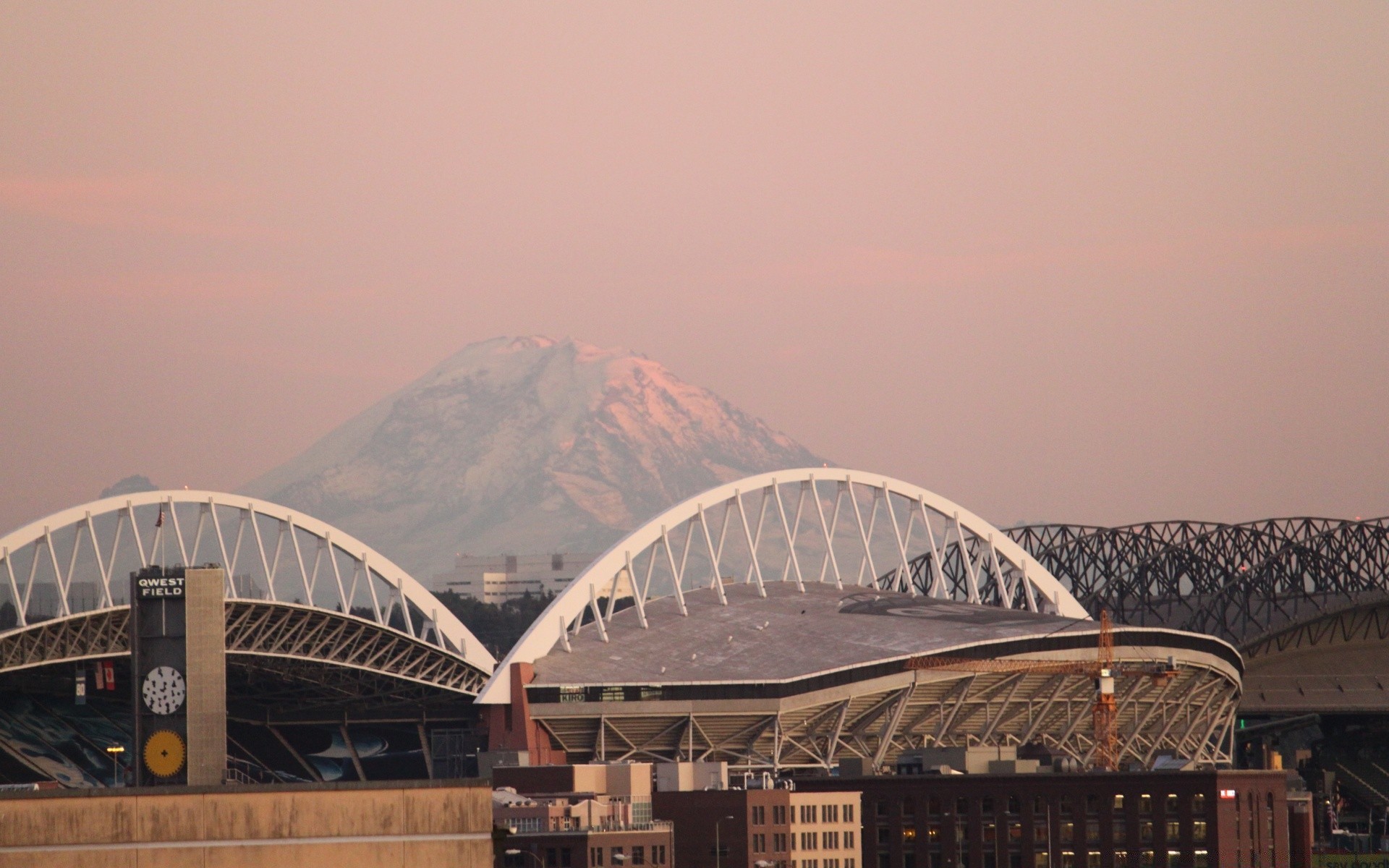 other city bridge architecture travel city sky building vehicle transportation system sunset urban water evening river modern light cityscape opera dusk road