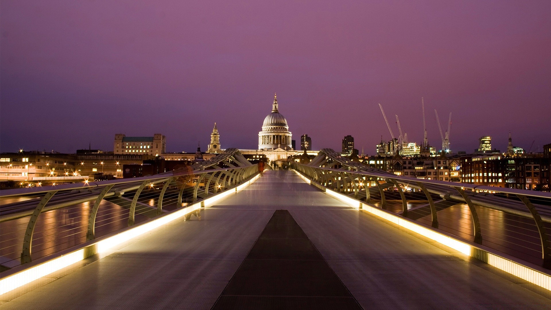 other city travel city bridge water architecture dusk evening sky building sunset urban street river light cityscape road traffic outdoors reflection