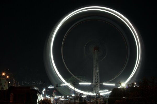 Riesenrad Nachtansicht