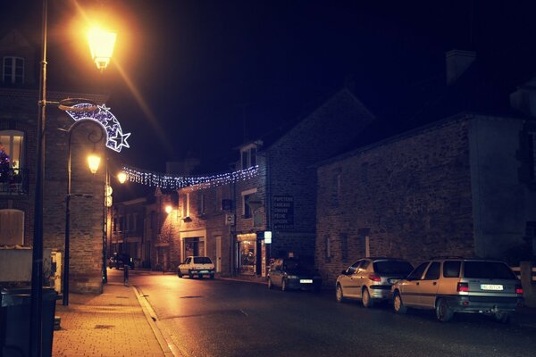 Route de nuit vers d autres villes